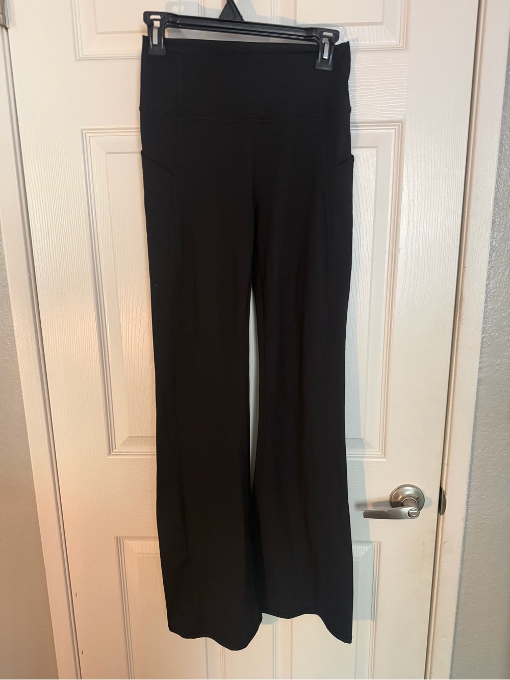 Fabletics Black High-Rise Wide-Leg Leggings